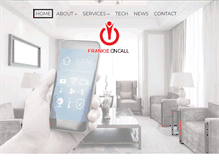 Tablet Screenshot of frankieoncall.com